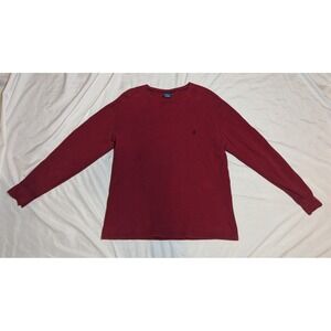 Polo Ralph Lauren Men's Sleepwear Long Sleeve Waffle Weave Thermal Shirt Size L